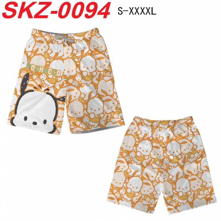 sanrio Anime full-color digital printed beach shorts from S to 4XL SKZ-0094