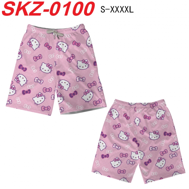 sanrio Anime full-color digital printed beach shorts from S to 4XL SKZ-0100