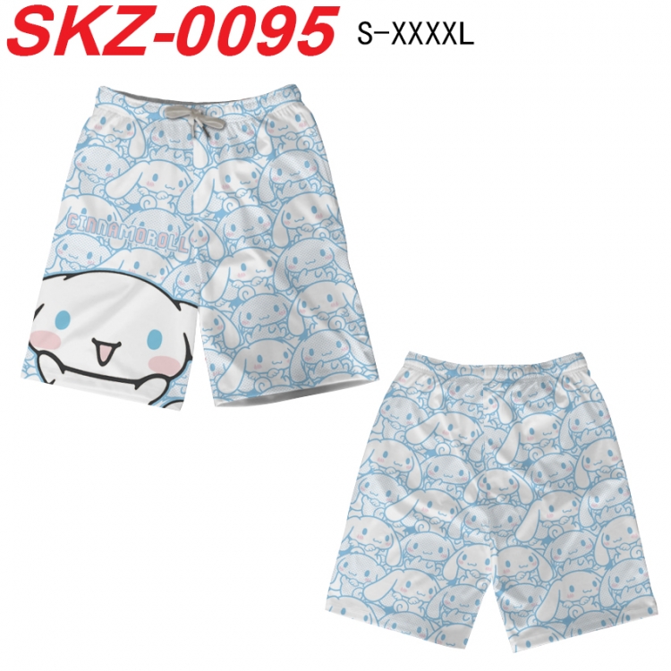 sanrio Anime full-color digital printed beach shorts from S to 4XL SKZ-0095