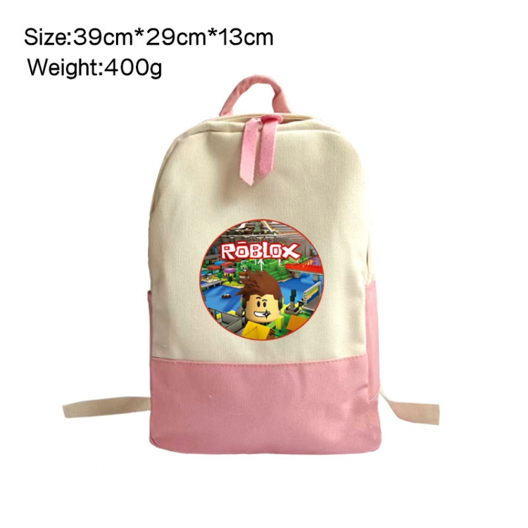 Roblox Anime Surrounding Canvas Colorful Backpack 39x29x13cm