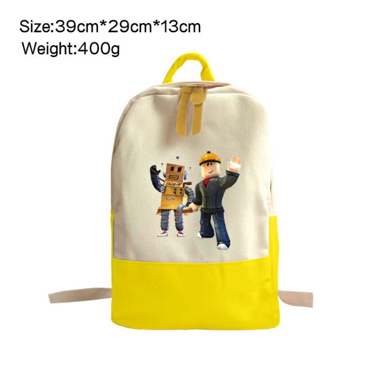 Roblox Anime Surrounding Canvas Colorful Backpack 39x29x13cm