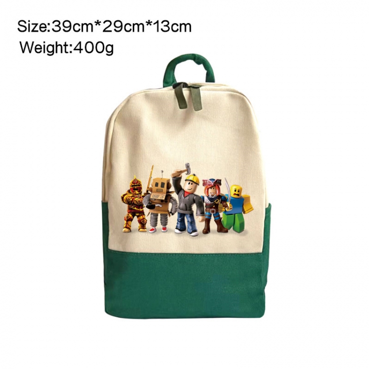 Roblox Anime Surrounding Canvas Colorful Backpack 39x29x13cm
