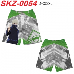 Jujutsu Kaisen Anime full-color digital printed beach shorts from S to 4XL SKZ-0054