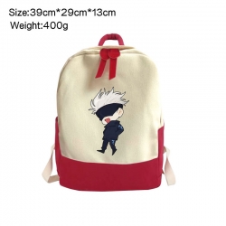 Jujutsu Kaisen Anime Surrounding Canvas Colorful Backpack 39x29x13cm