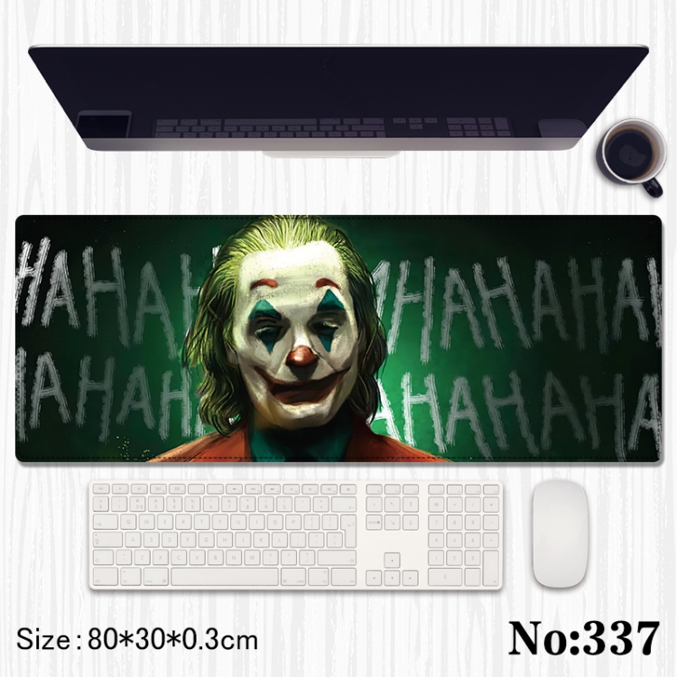 Joker Jack Anime peripheral computer mouse pad office desk pad multifunctional pad 80X30X0.3cm