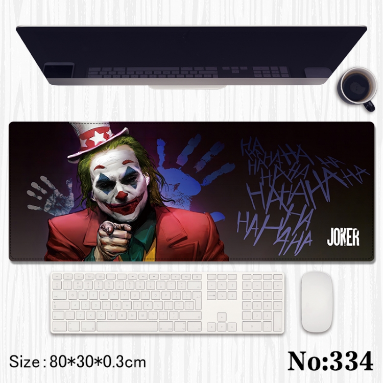 Joker Jack Anime peripheral computer mouse pad office desk pad multifunctional pad 80X30X0.3cm
