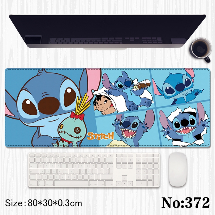 Lilo Anime peripheral computer mouse pad office desk pad multifunctional pad 80X30X0.3cm