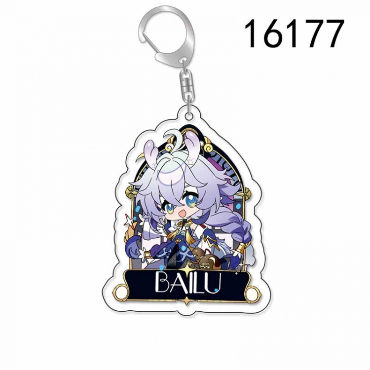 Honkai: Star Rail Anime Acrylic Keychain Charm price for 5 pcs