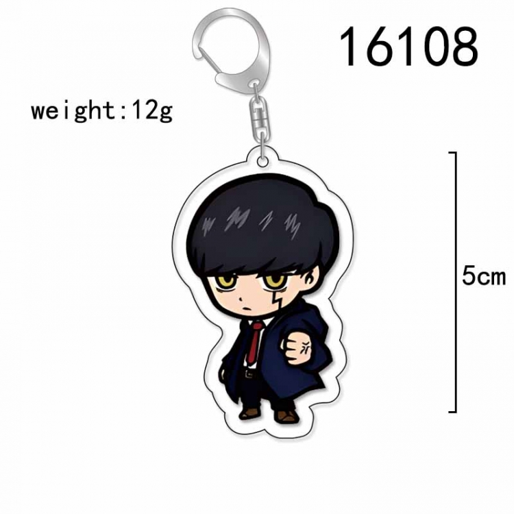 Mashle: Magic and Muscles Anime Acrylic Keychain Charm price for 5 pcs 16108