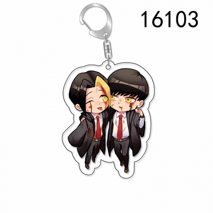 Mashle: Magic and Muscles Anime Acrylic Keychain Charm price for 5 pcs 16103