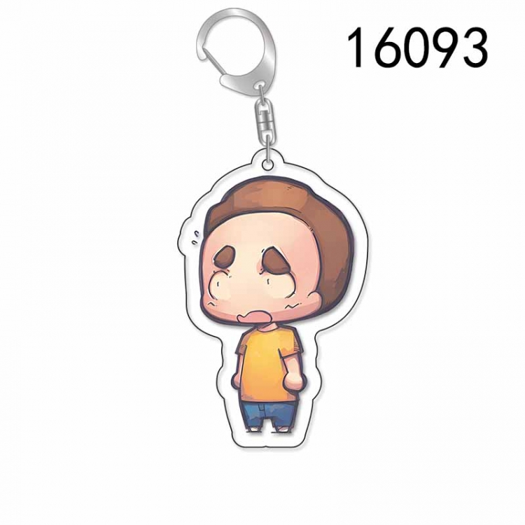 Rick and Morty Anime Acrylic Keychain Charm price for 5 pcs 16093