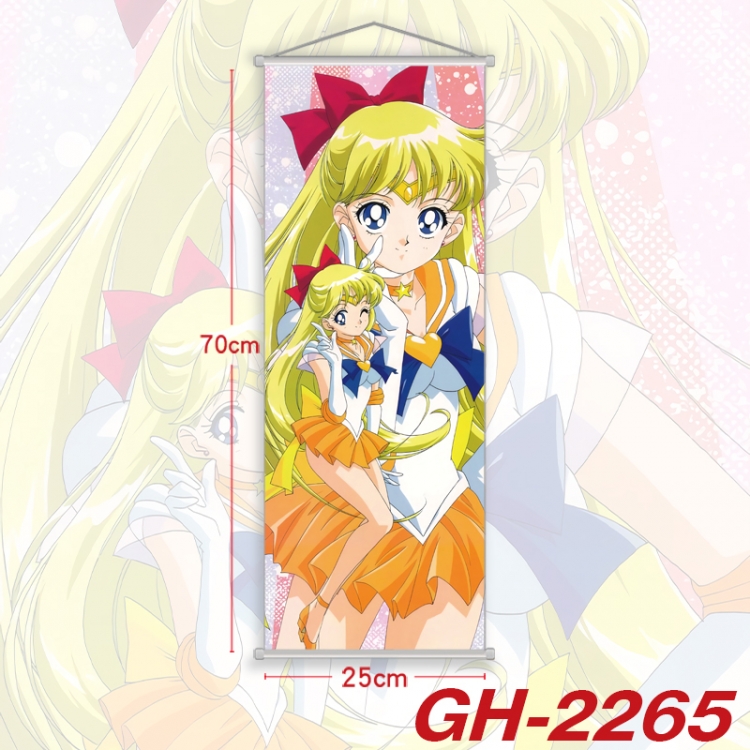 sailormoon Plastic Rod Cloth Small Hanging Canvas Painting Wall Scroll 25x70cm price for 5 pcs