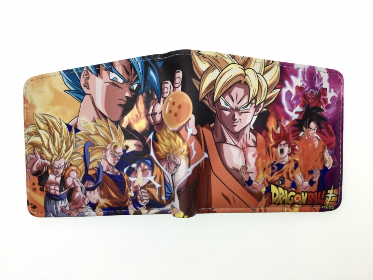DRAGON BALL Anime two fold  Short wallet 11X9.5CM 60G  B-1682