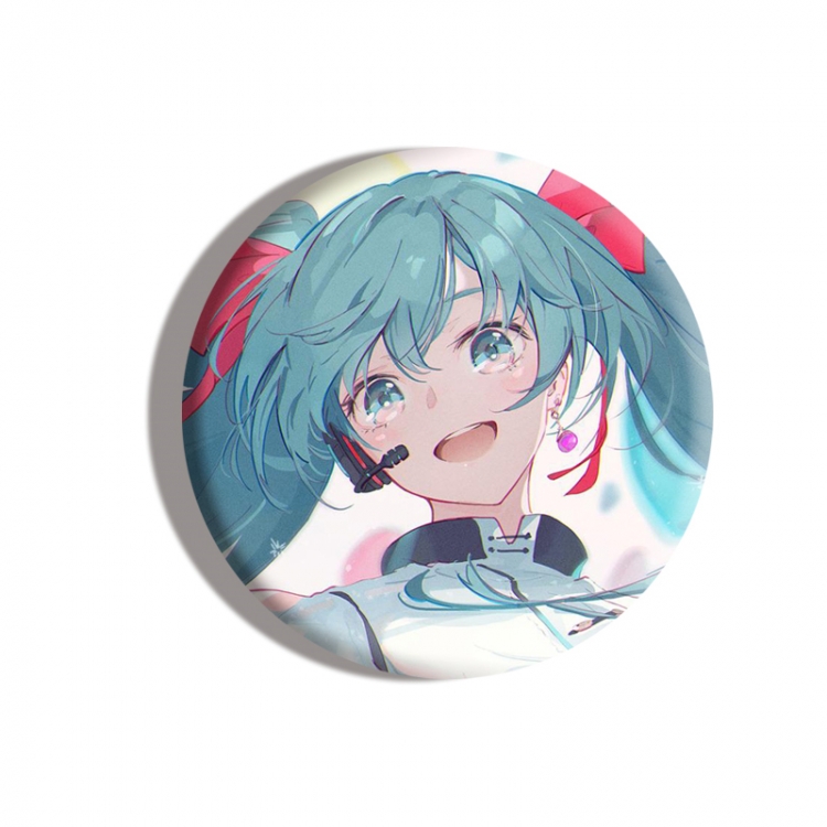 Hatsune Miku Anime tinplate brooch badge price for 5 pcs