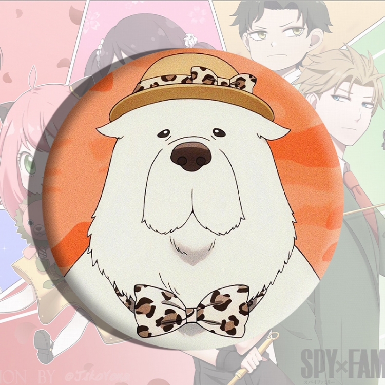 SPYxFAMILY Anime tinplate brooch badge price for 5 pcs