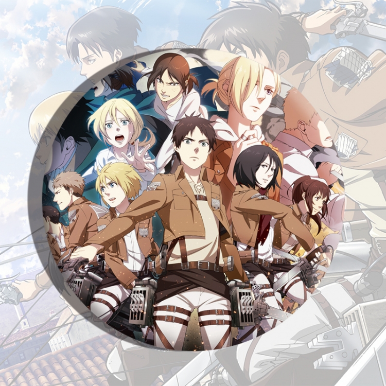 Shingeki no Kyojin Anime tinplate brooch badge price for 5 pcs