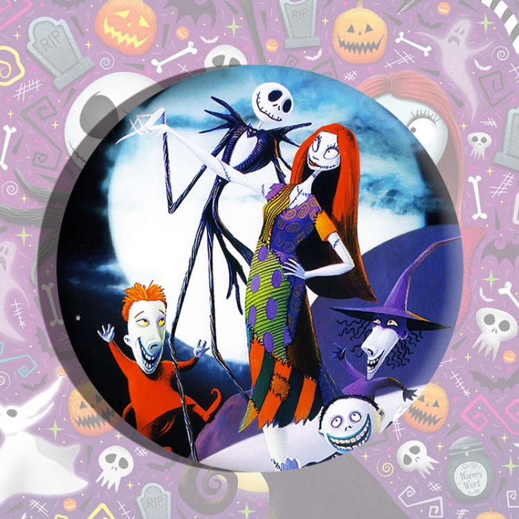 The Nightmare Before Christmas Anime tinplate brooch badge price for 5 pcs