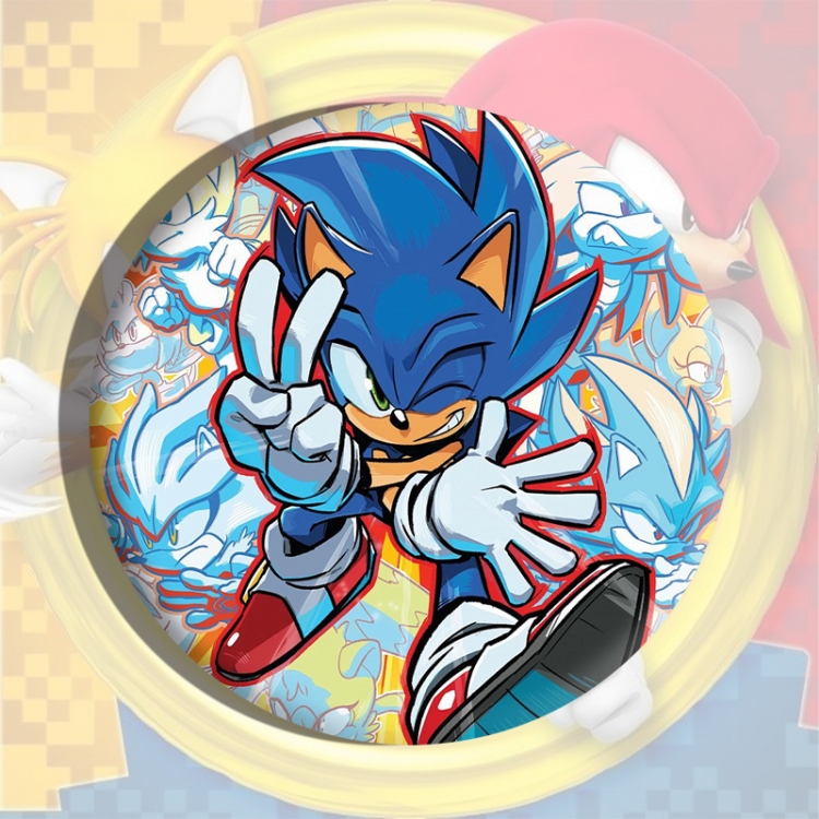 Sonic The Hedgehog Anime tinplate brooch badge price for 5 pcs