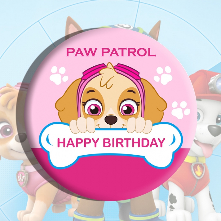 PAW Patrol Anime tinplate brooch badge price for 5 pcs