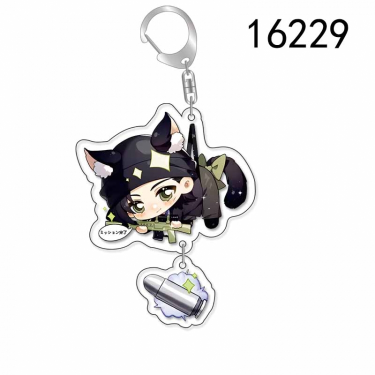 Detective conan Anime acrylic Pendant Key Chain  price for 5 pcs 16229