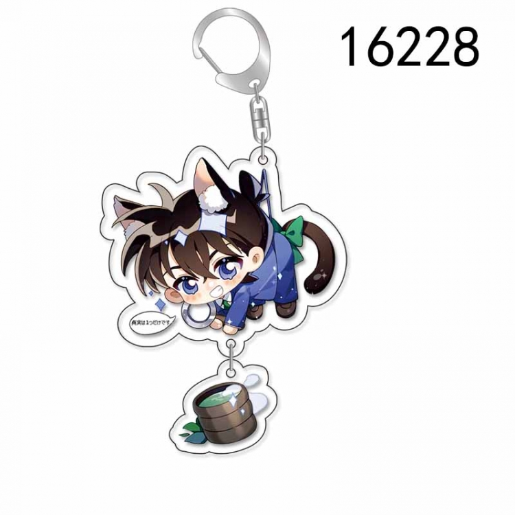Detective conan Anime acrylic Pendant Key Chain  price for 5 pcs 16228