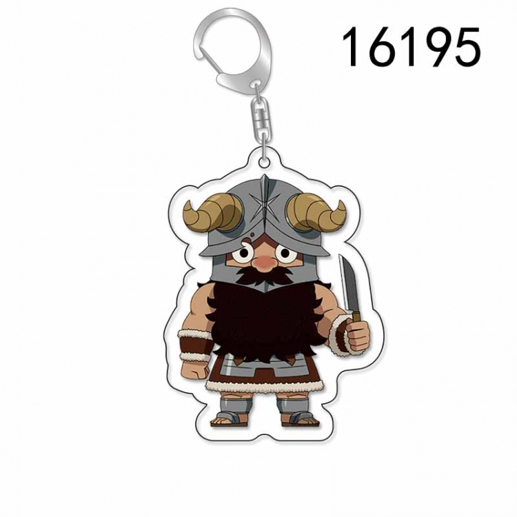 Delicious in Dungeon Anime Acrylic Keychain Charm price for 5 pcs