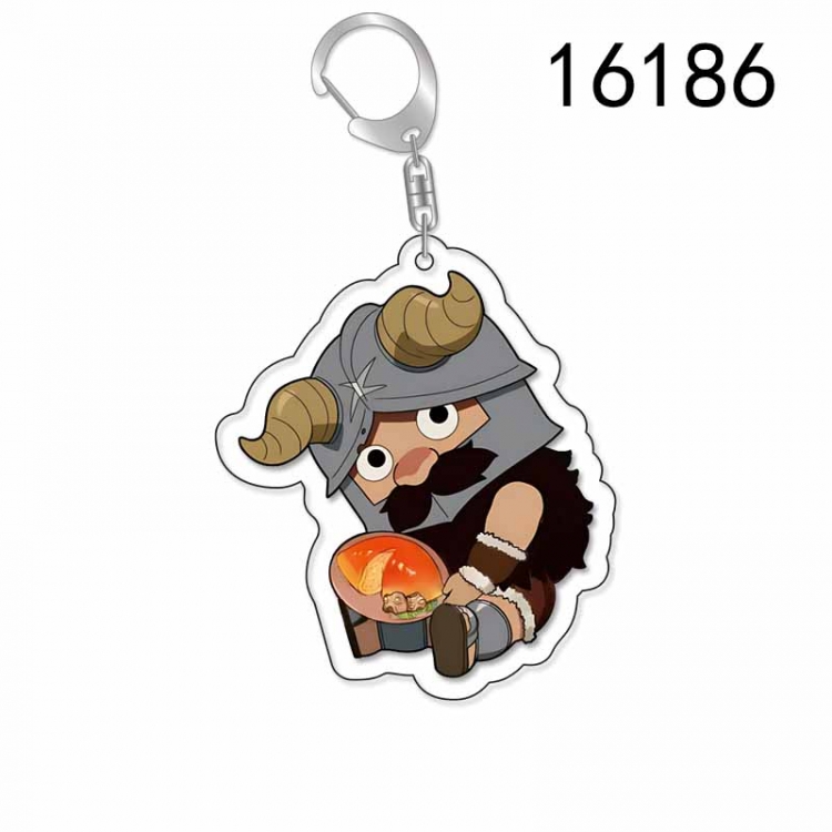 Delicious in Dungeon Anime Acrylic Keychain Charm price for 5 pcs