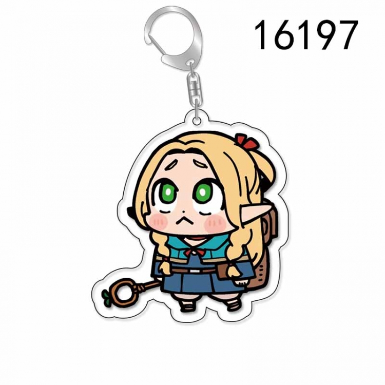 Delicious in Dungeon Anime Acrylic Keychain Charm price for 5 pcs