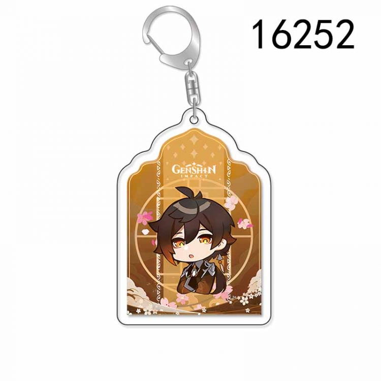 Genshin Impact Anime Acrylic Keychain Charm price for 5 pcs