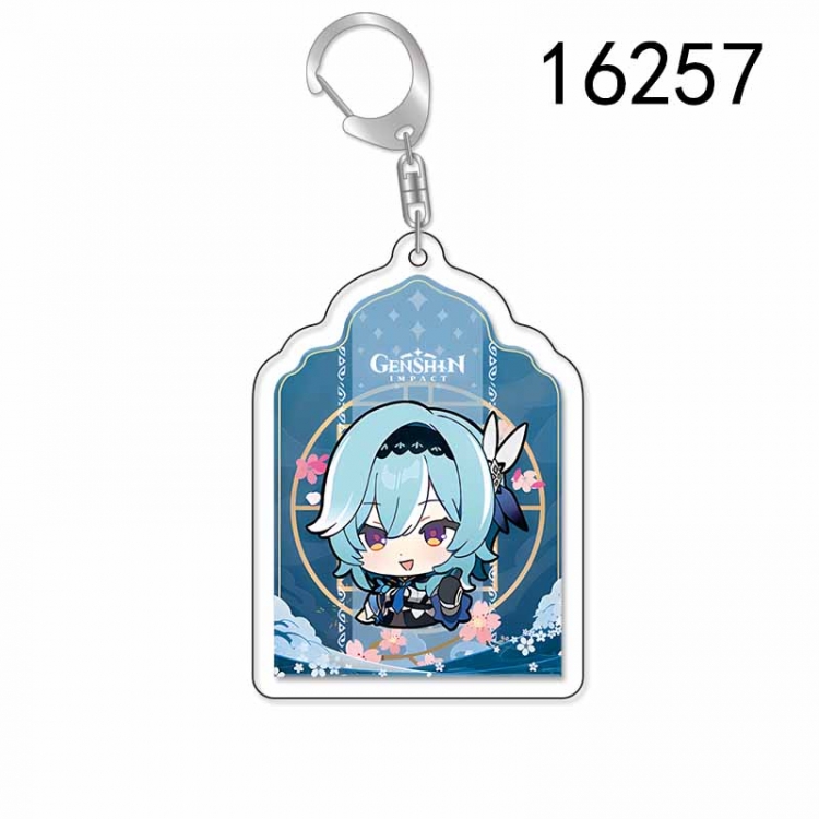 Genshin Impact Anime Acrylic Keychain Charm price for 5 pcs