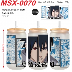 Naruto Anime frosted glass cup...