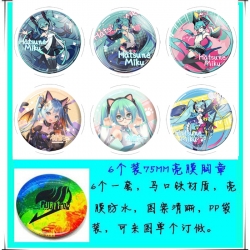 Hatsune Miku Anime round Badge...