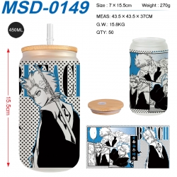 Bleach Anime frosted glass cup...