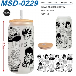 DRAGON BALL Anime frosted glas...