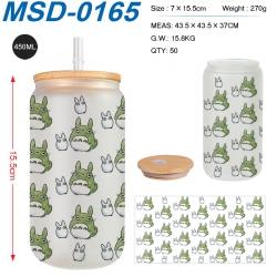 TOTORO Anime frosted glass cup...