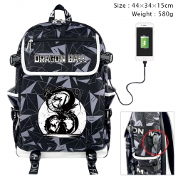 DRAGON BALL Anime color shading data line backpack 44X34X15CM