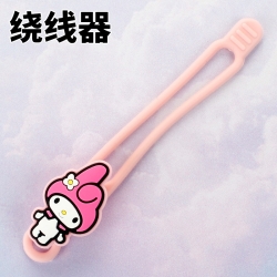sanrio Mobile phone computer data cable headphone winding device cable tie hub 10.5x3cm 5G price for 10 pcs