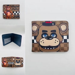 Five Nights at Freddys Full color Two fold short card case wallet 11X9.5CM  