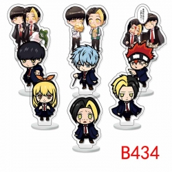 Mashle: Magic and Muscles  Anime Character acrylic Small Standing Plates  Keychain 6cm a set of 9