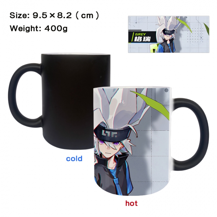 AOTU Anime peripherals color changing ceramic cup tea cup mug 9.5X8.2cm