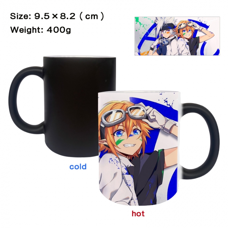 AOTU Anime peripherals color changing ceramic cup tea cup mug 9.5X8.2cm