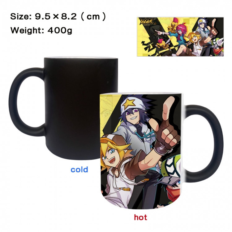 AOTU Anime peripherals color changing ceramic cup tea cup mug 9.5X8.2cm