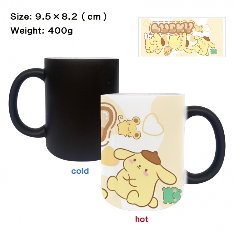 sanrio Anime peripherals color changing ceramic cup tea cup mug 9.5X8.2cm