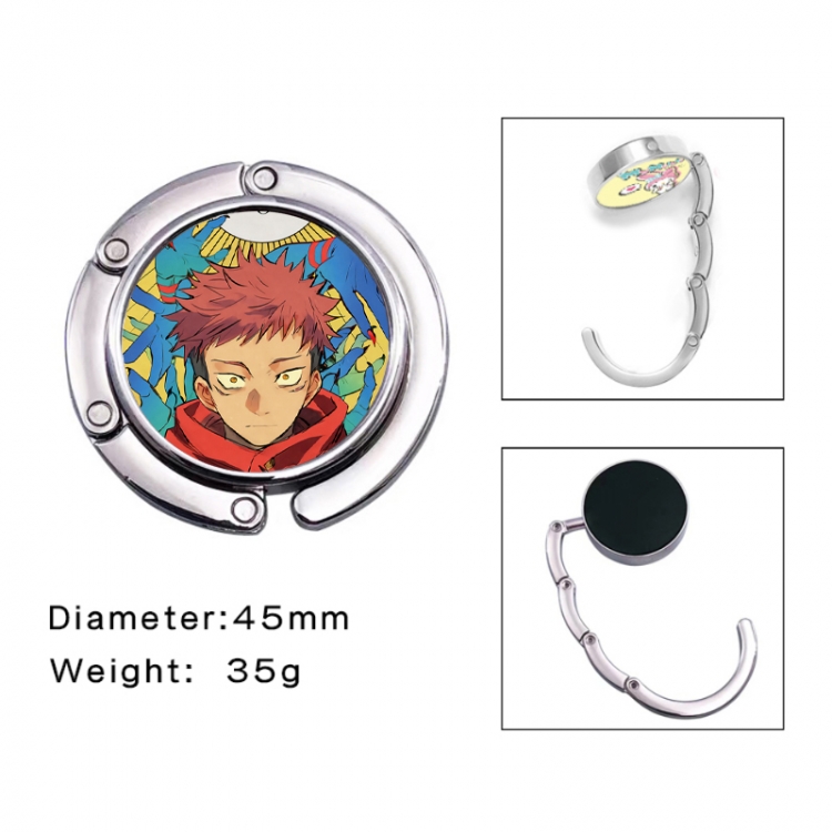 Jujutsu Kaisen Anime folding bag hanger table edge bag hook 45mm