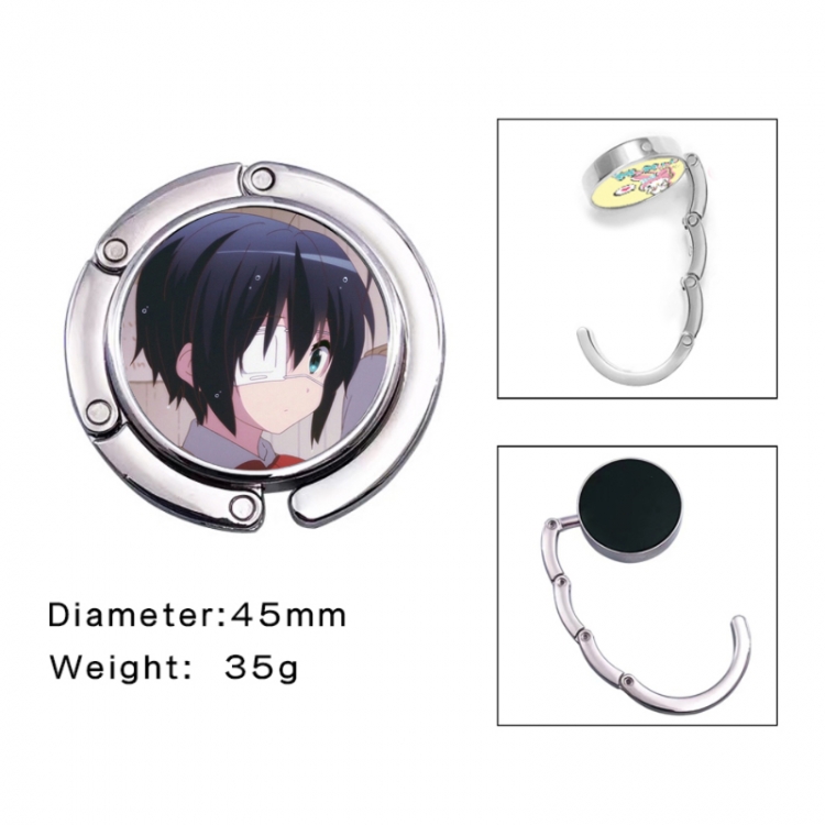 Chuunibyou Demo Koi Ga Shitai Anime folding bag hanger table edge bag hook 45mm