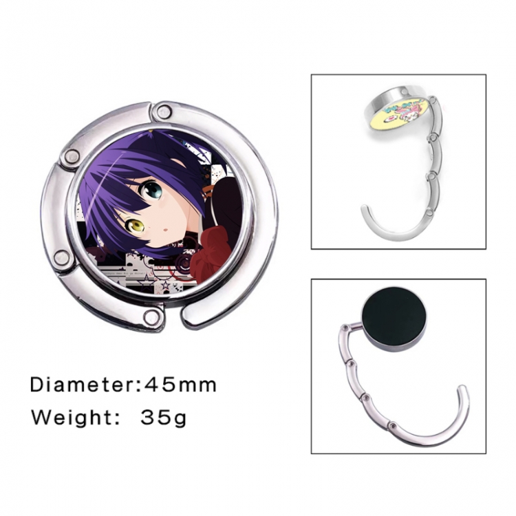 Chuunibyou Demo Koi Ga Shitai Anime folding bag hanger table edge bag hook 45mm