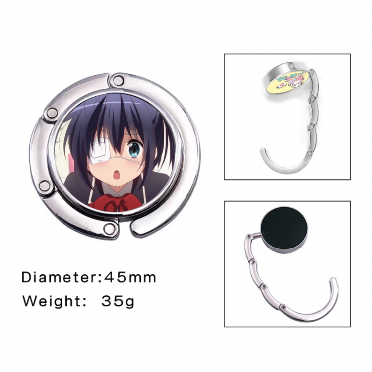 Chuunibyou Demo Koi Ga Shitai Anime folding bag hanger table edge bag hook 45mm