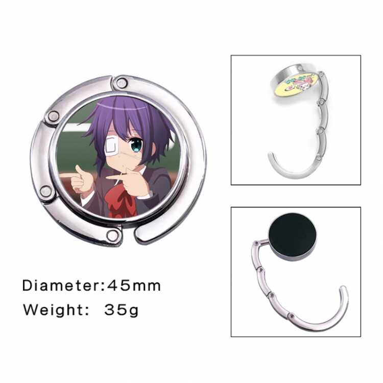 Chuunibyou Demo Koi Ga Shitai Anime folding bag hanger table edge bag hook 45mm