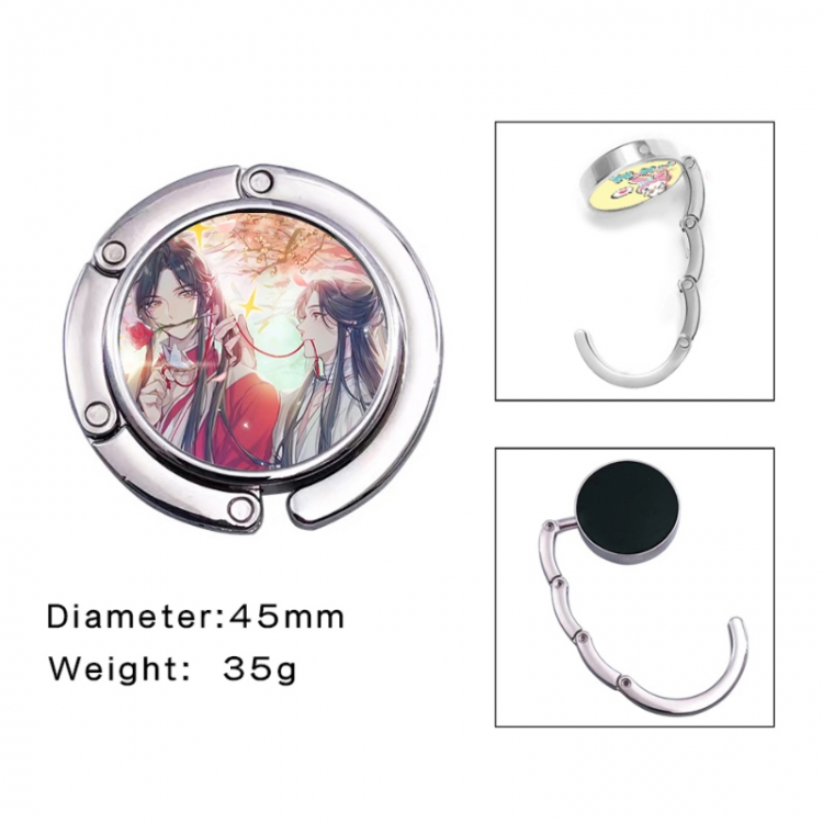 Heavenly Official Blessing Anime folding bag hanger table edge bag hook 45mm