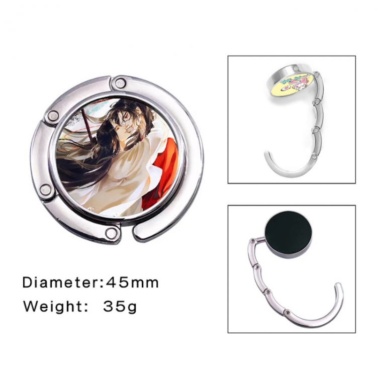 Heavenly Official Blessing Anime folding bag hanger table edge bag hook 45mm